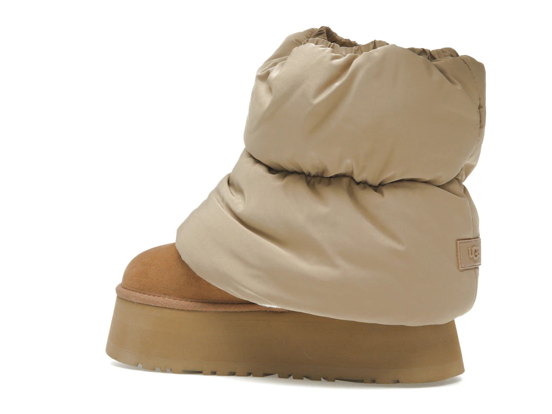 UGG Classic Mini Dipper Puffer Boot Amphora Chestnut