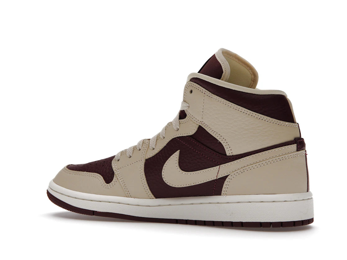 Jordan 1 Mid SE Split Beach Cherrywood Red