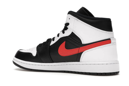 Jordan 1 Mid Black Chile Red White