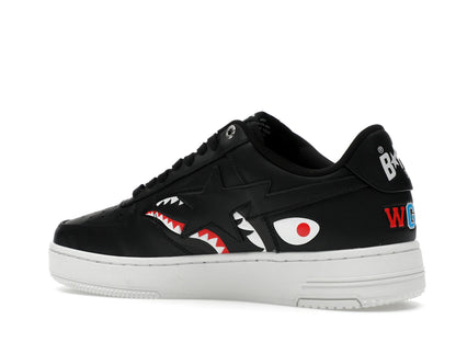 A Bathing Ape Bape Sta Low Shark Pack Black