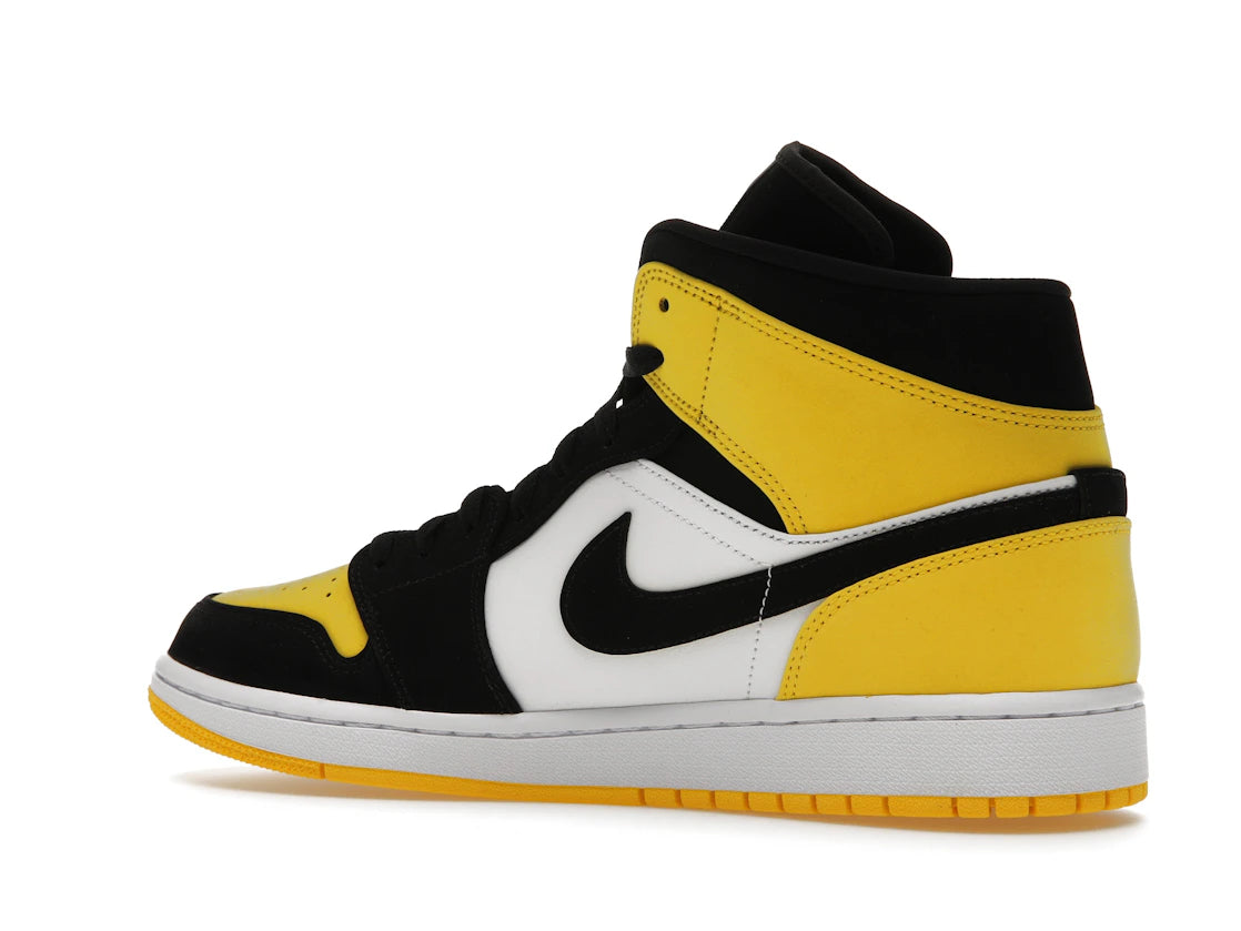 Jordan 1 Mid Yellow Toe Black