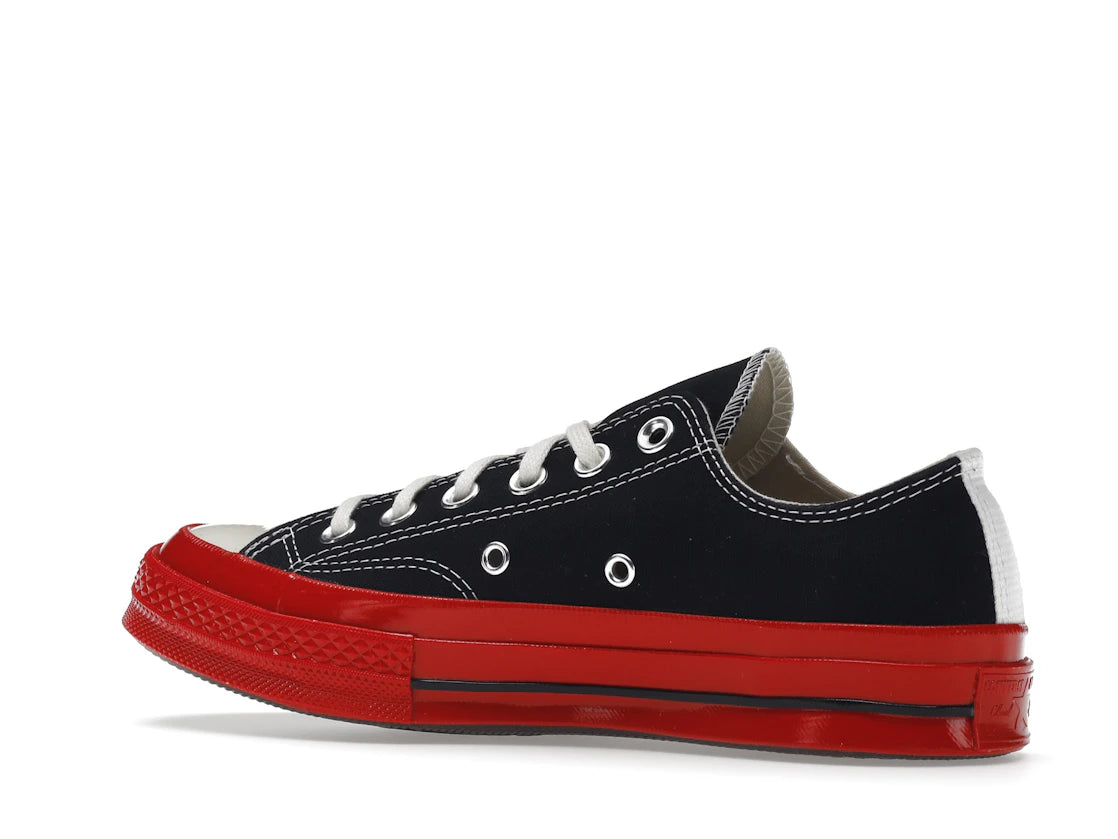Converse Chuck Taylor All Star 70 Ox Comme des Garcons PLAY Black Red Midsole