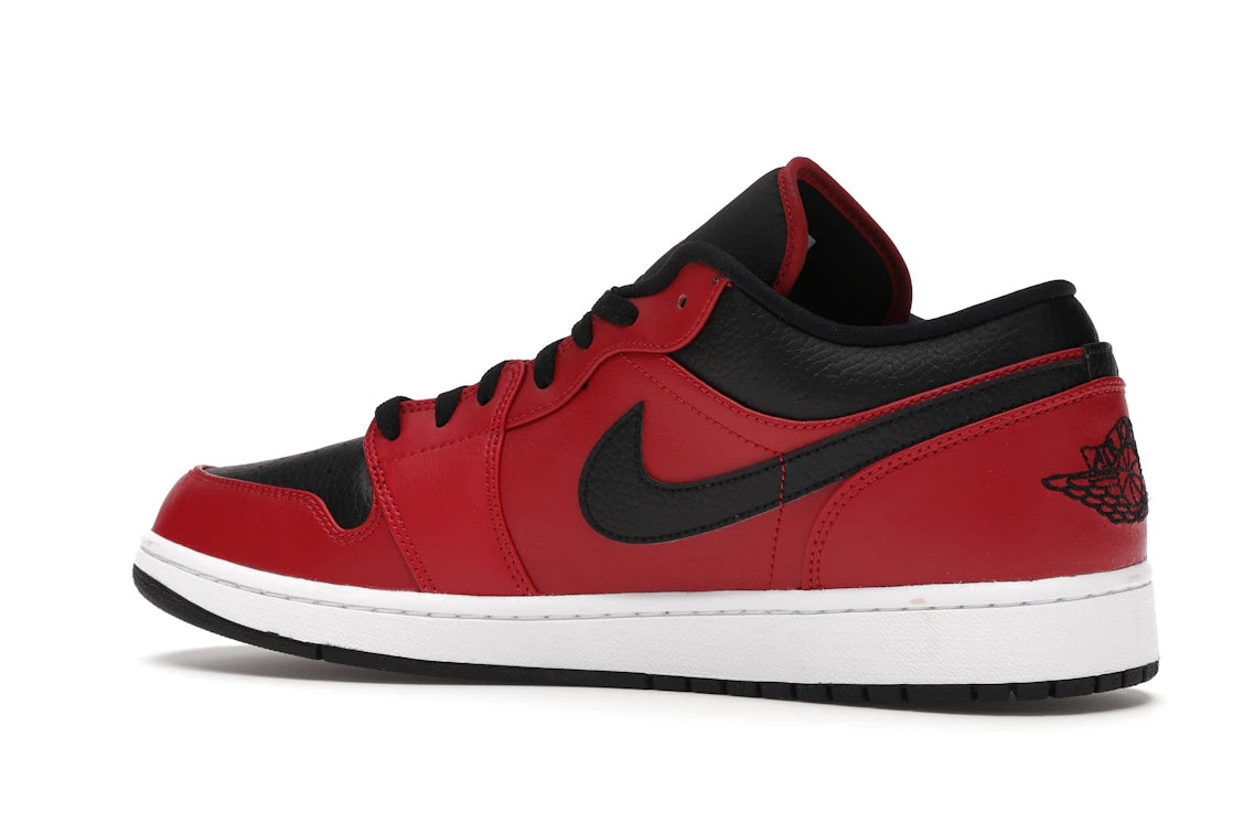 Jordan 1 Low Reverse Bred Pebbled Swoosh