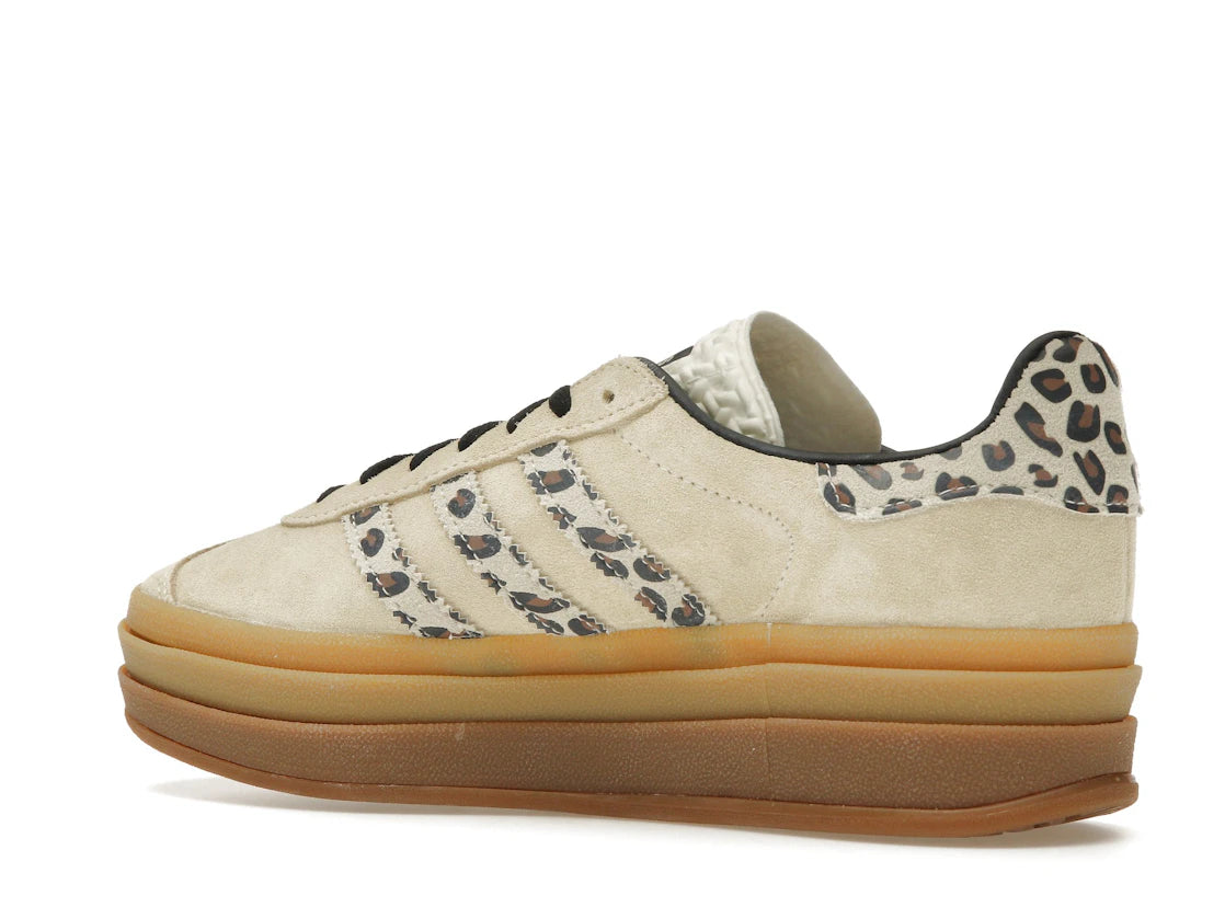 adidas Gazelle Bold Cream Black Leopard