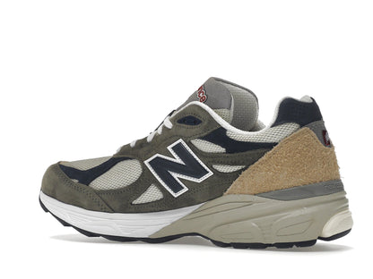 New Balance 990v3 MiUSA Grey Blue Olive