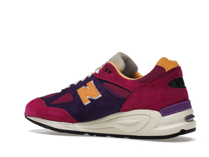 New Balance 990v2 MiUSA Teddy Santis Purple Yellow