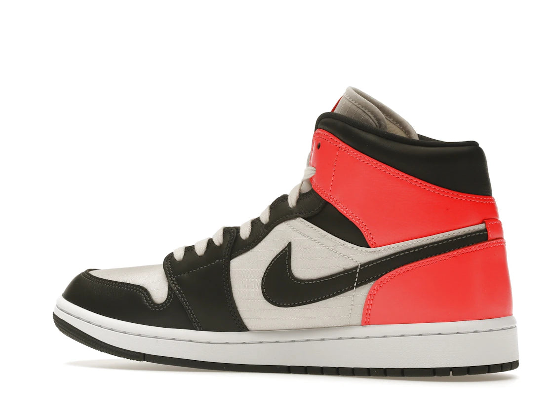 Jordan 1 Mid Newsprint Light Orewood Brown
