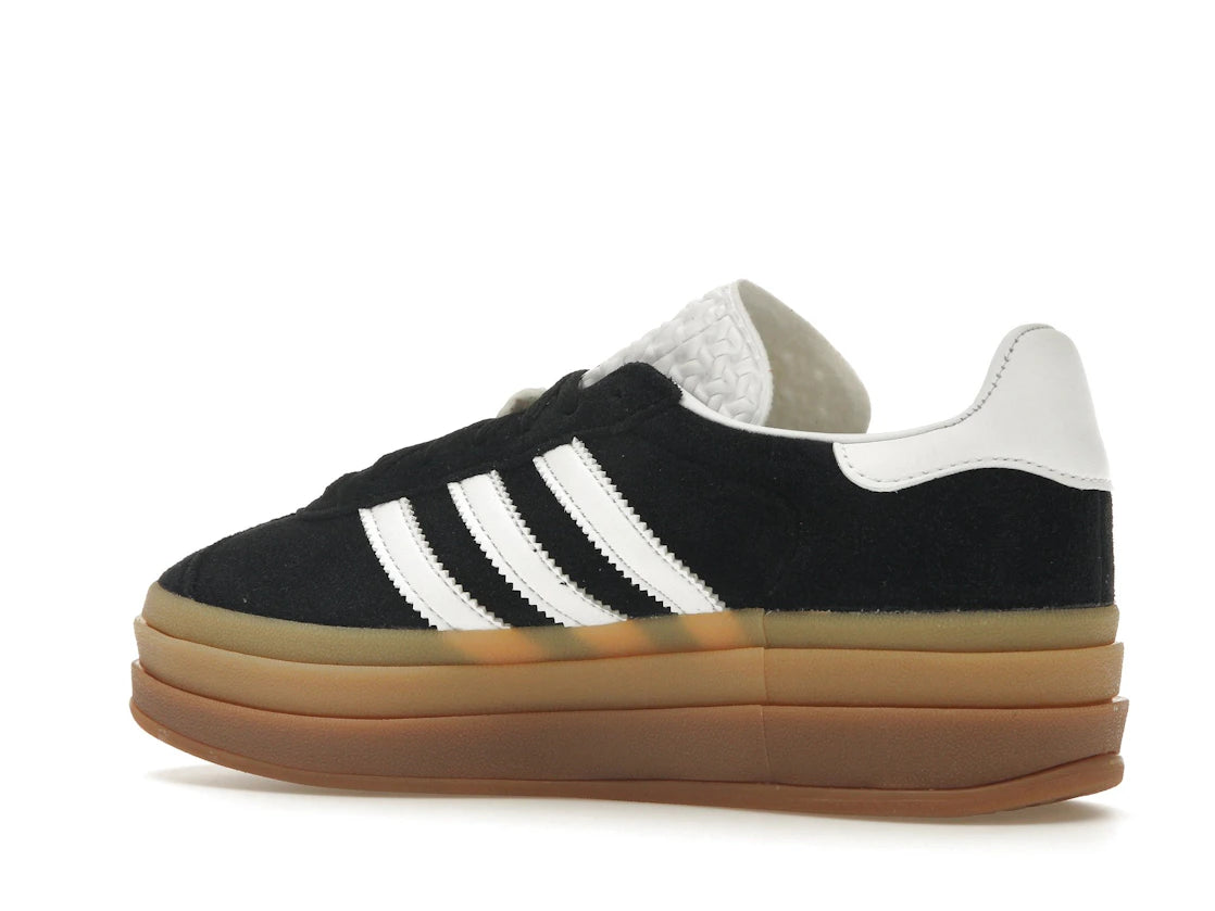 adidas Gazelle Bold Noir Blanc Gomme (Femme)