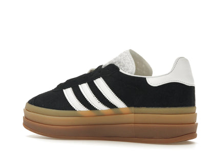 adidas Gazelle Bold Noir Blanc Gomme (Femme)