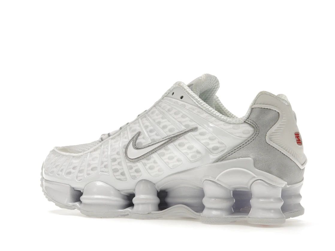 Nike Shox TL White Metallic Silver Max Orange
