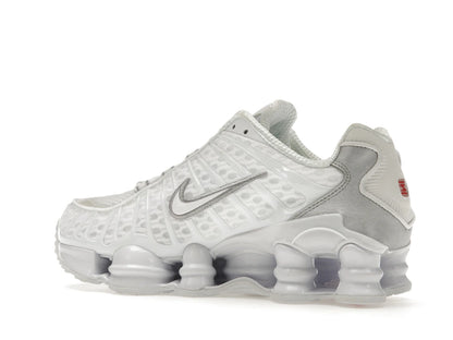 Nike Shox TL White Metallic Silver Max Orange