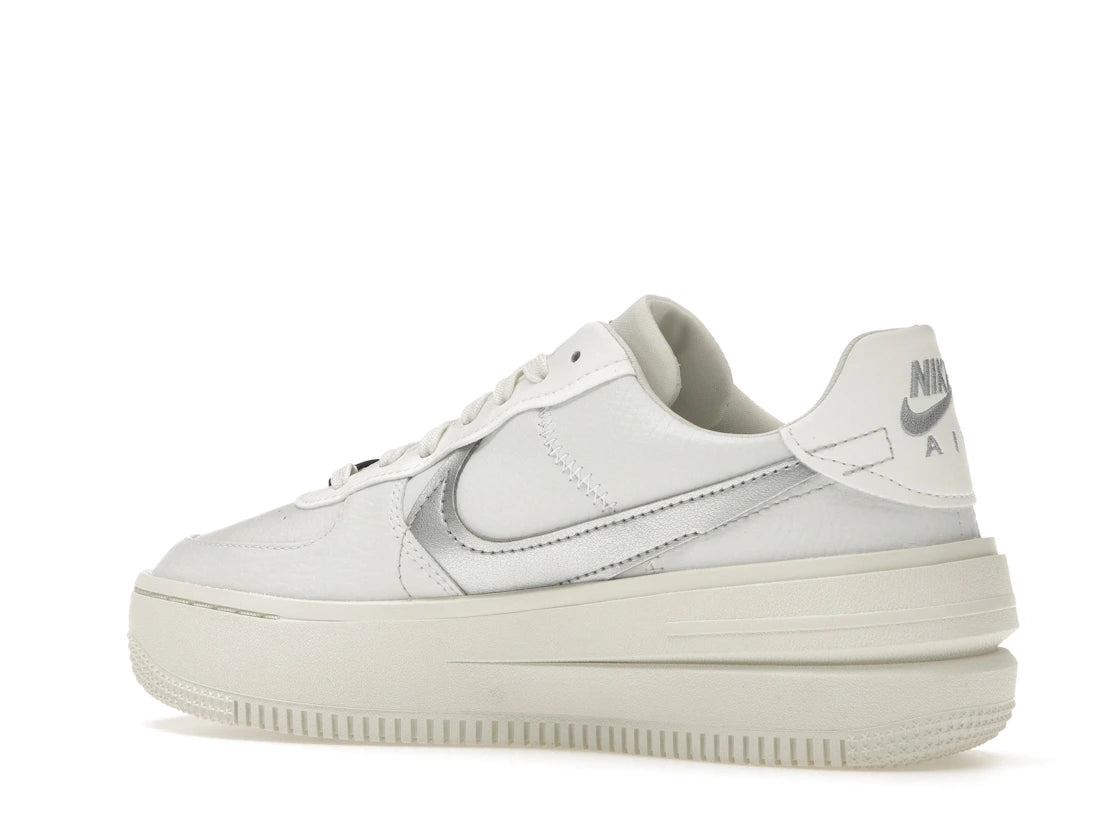 Nike Air Force 1 PLT.AF.ORM Summit White Metalic Silver