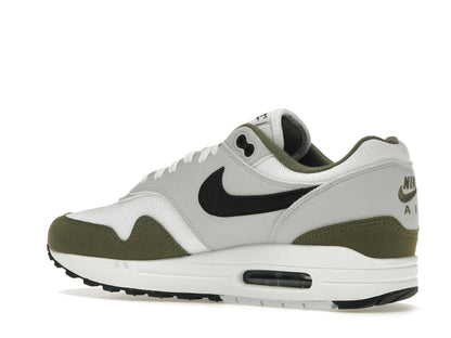 Nike Air Max 1 White Black Medium Olive