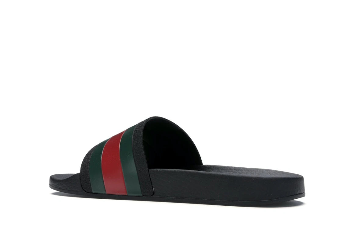Gucci Rubber Slides Red Green