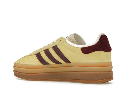 adidas Gazelle Bold Almost Yellow Maroon