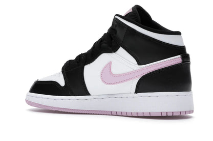 Jordan 1 Mid White Black Light Arctic Pink
