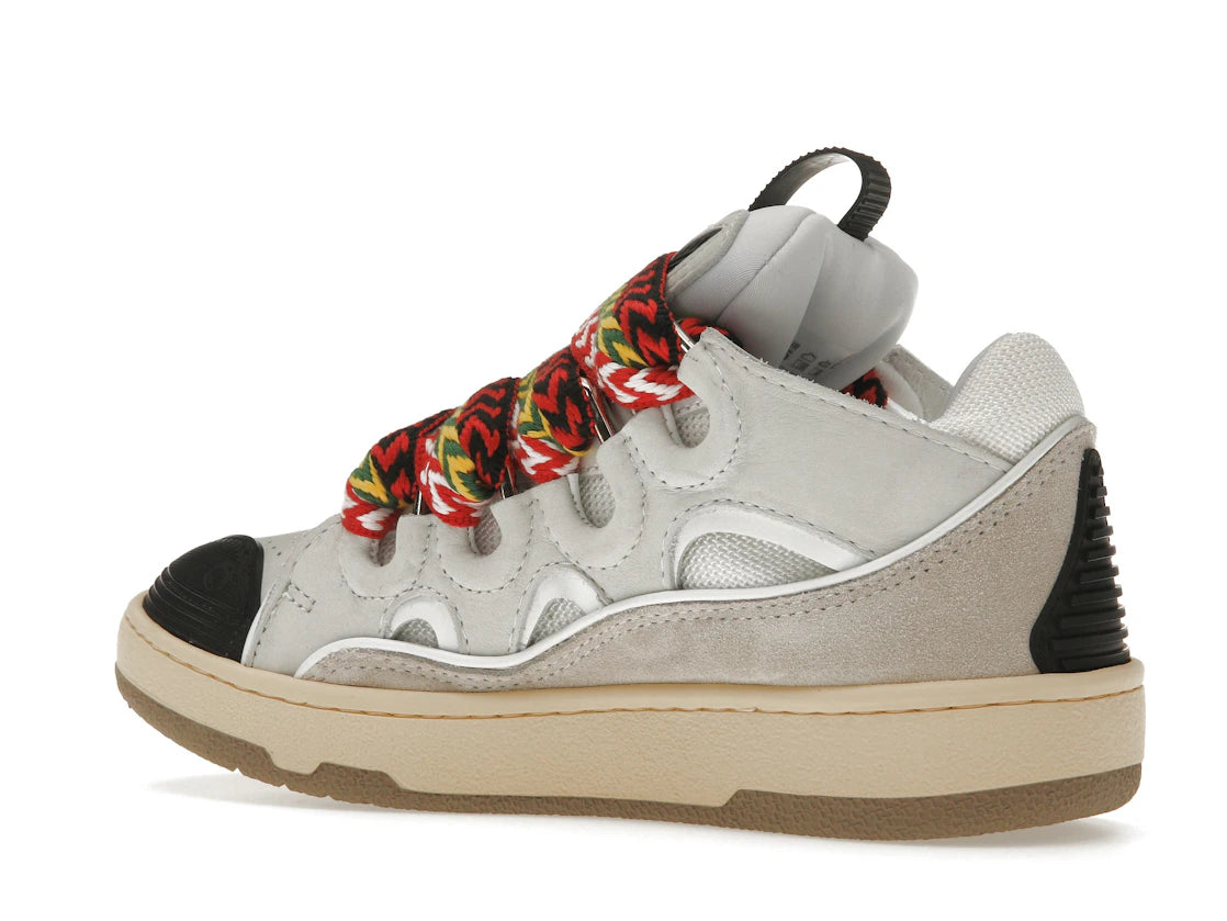 Lanvin Leather Curb White Black Gum