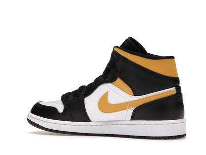 Jordan 1 Mid White Pollen Black