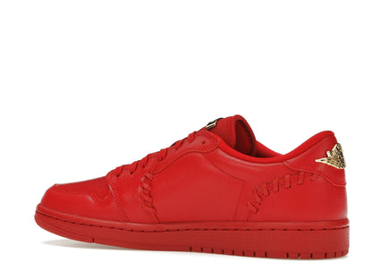 Jordan 1 Low Method of Make Gym Red Metallic Gold