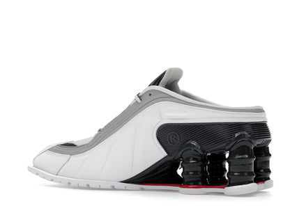 Nike Shox MR4 Mule Martine Rose Metallic Platinum Varsity Red