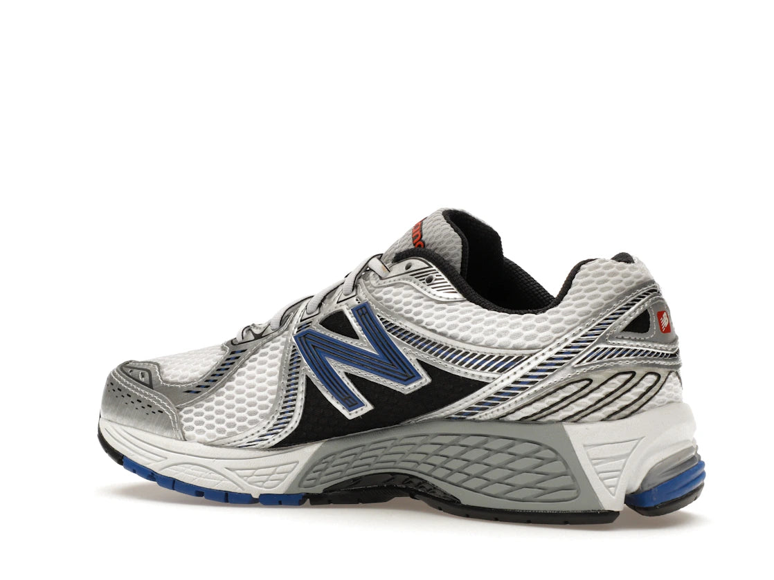 New Balance 860v2 White Team Royal Silver