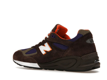 New Balance 990v2 MiUSA Brown Purple