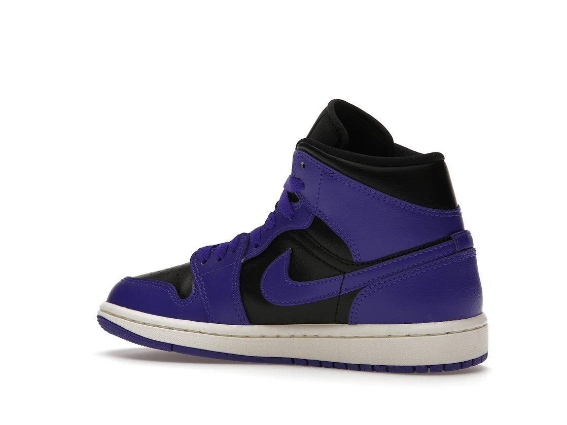 Jordan 1 Mid Purple Black