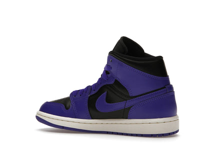 Jordan 1 Mid Purple Black