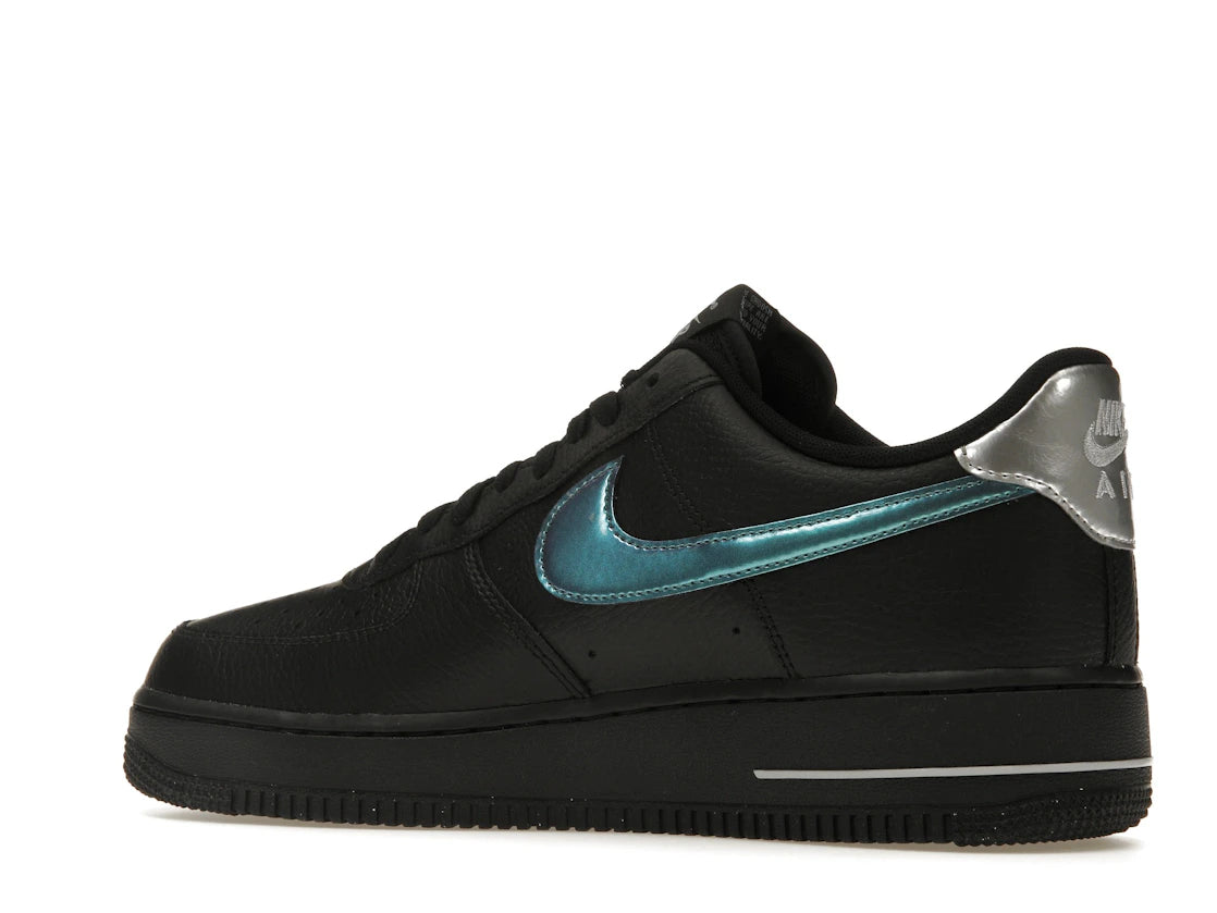 Nike Air Force 1 '07 Low Black Blue Lightning