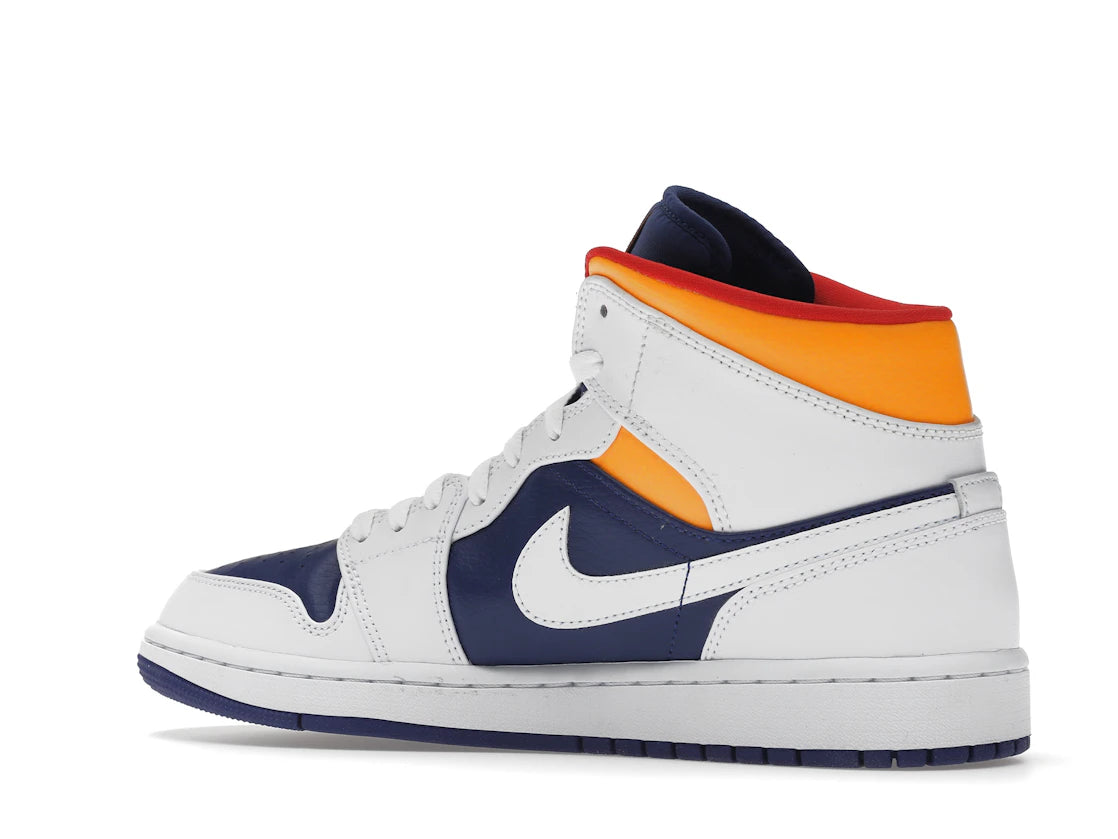 Jordan 1 Mid Royal Blue Laser Orange