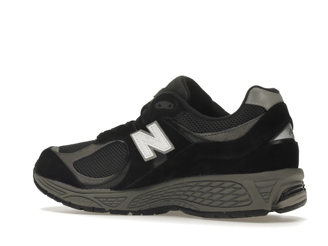 New Balance 2002R Black Dark Grey White
