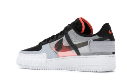 Nike Air Force 1 Type Black Hyper Crimson