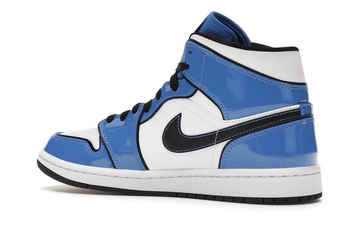 Jordan 1 Mid Signal Blue