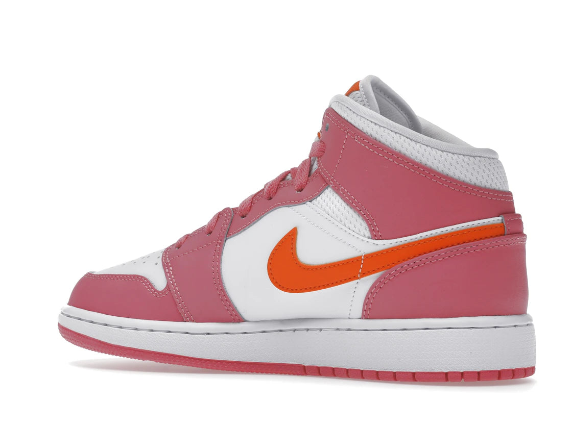 Jordan 1 Mid Pinksicle Safety Orange