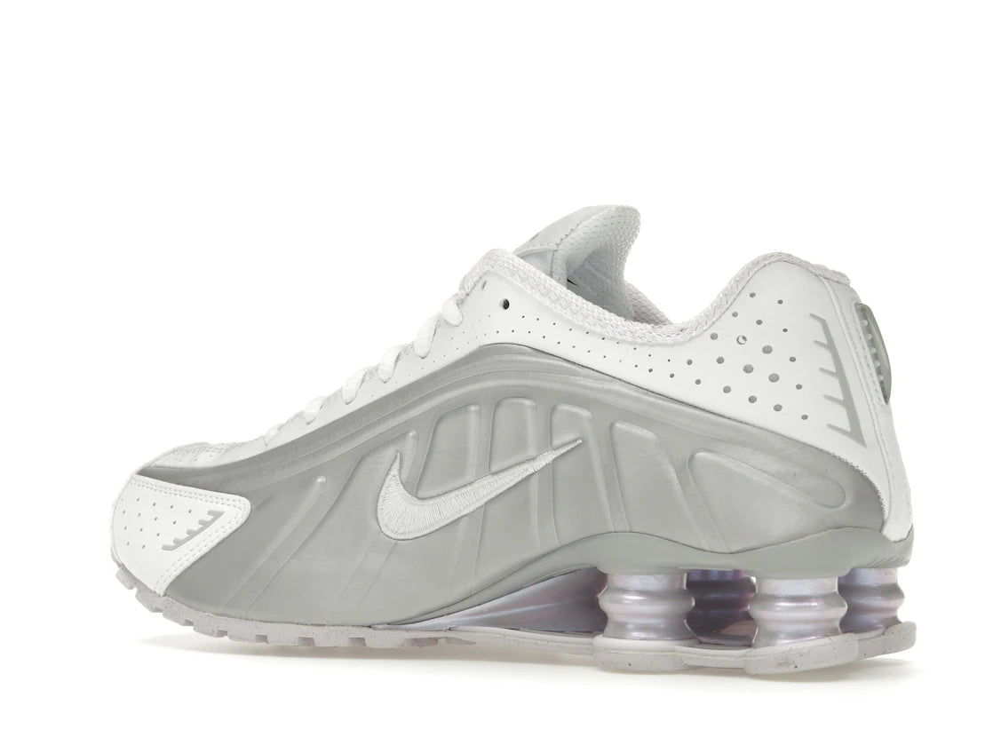 Nike Shox R4 White Metallic Platinum Barely Grape