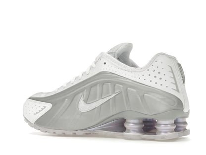 Nike Shox R4 White Metallic Platinum Barely Grape