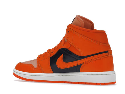 Jordan 1 Mid SE Rush Orange Crimson Bliss