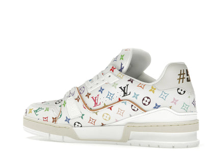 Louis Vuitton LV Trainer Takashi Murakami White