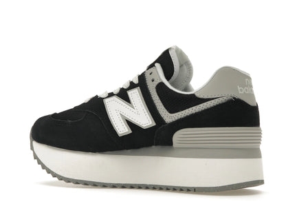 New Balance 574 Plus Black Grey