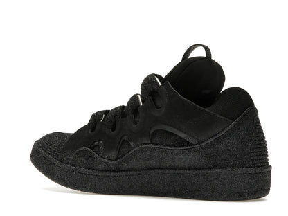 Lanvin Leather Curb Black Glitter