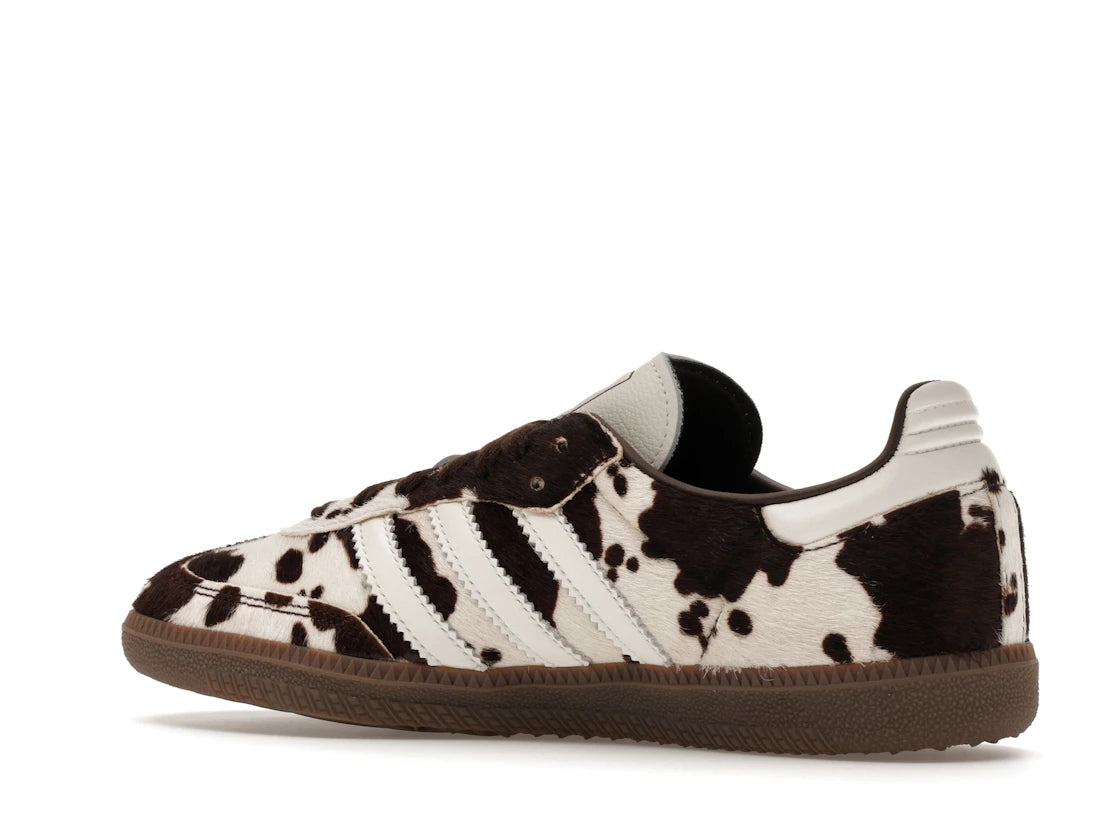 adidas Samba OG Cow Print Dark Brown White