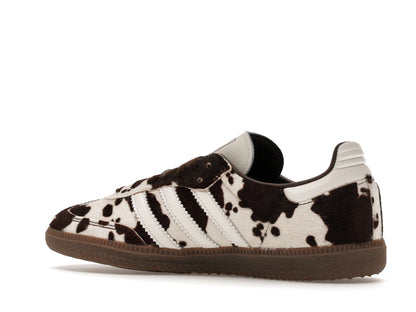 adidas Samba OG Cow Print Dark Brown White