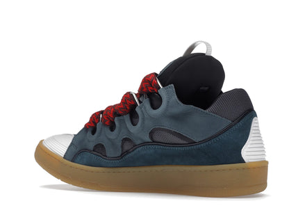 Lanvin Leather Curb Blue Grey