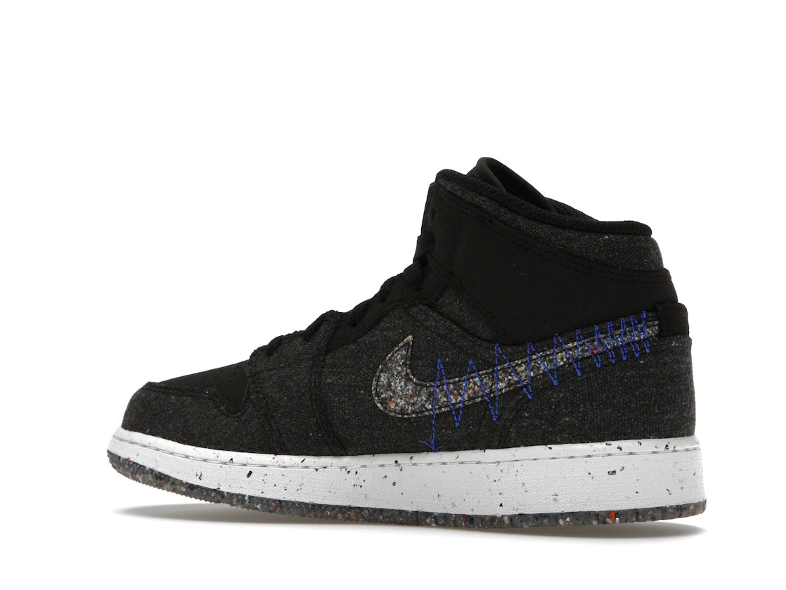 Jordan 1 Mid SE Crater Black