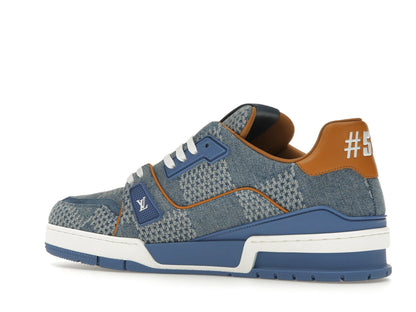 Louis Vuitton LV Trainer Blue Damier 3D Denim