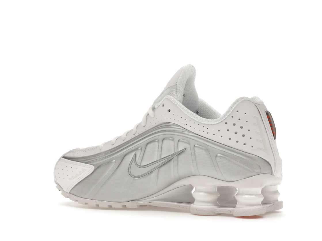 Nike Shox R4 White Metallic Silver