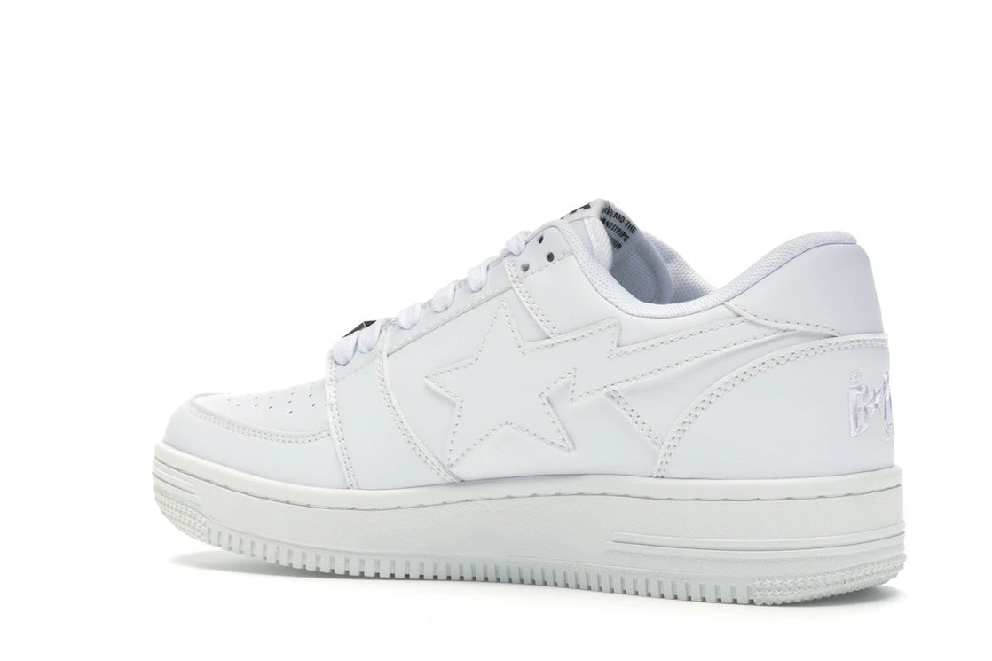 BAPE STA Low White