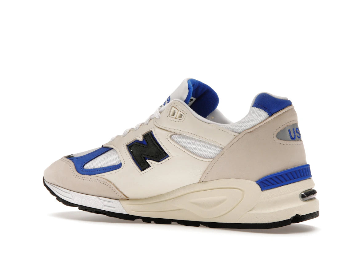 New Balance 990v2 MiUSA White Blue