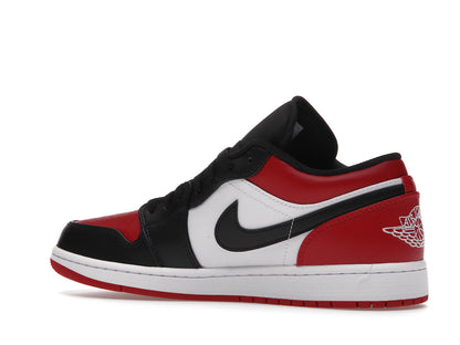Jordan 1 Low Bred Toe (Homme)