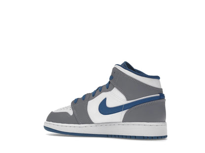 Jordan 1 Mid True Blue Cement
